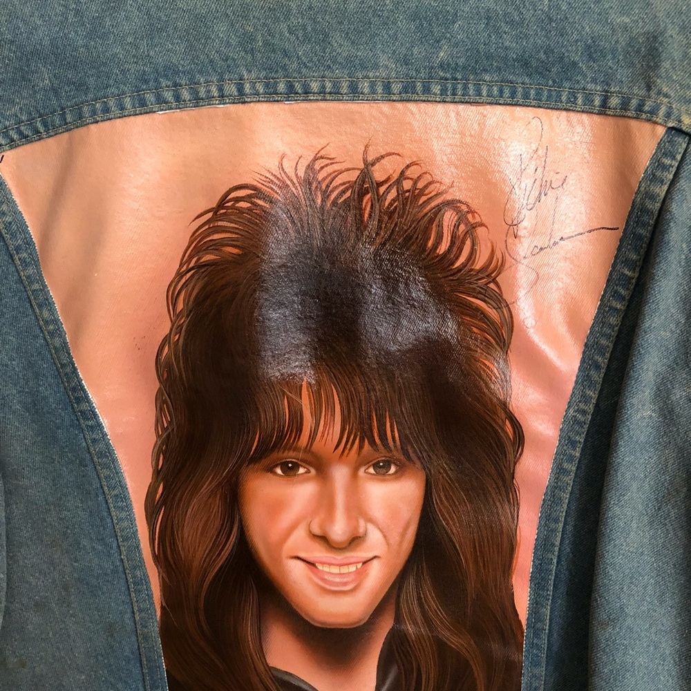 Hand painted Richie Sambora/Bon Jovi jacket 1987